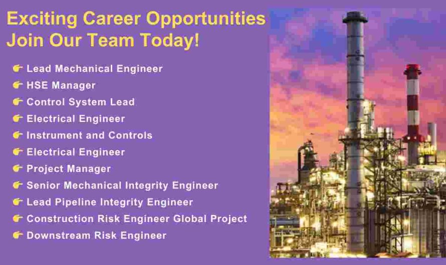 Mechanical, Electrical, Instrument, HSE Engineer Other Jobs