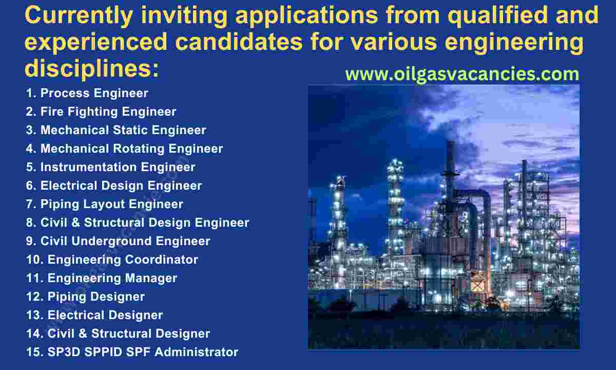 Process, Mechanical, Instrumentation, Electrical, Piping, Civil and ...