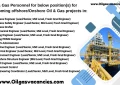 Oil & Gas Personnel offshore Onshore projects Jobs