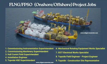 FLNG/FPSO Onshore Offshore Project Jobs in China